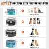 VEVOR Foldable Pet Playpen, 36 inch Portable Dog Playpen, Crate Kennel for Puppy, Dog, Cat, Premium Waterproof 600D Oxford Cloth, Removable Zipper, fo